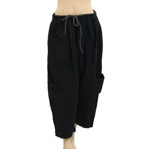 Free People Kahlani Harem Pull-On Cropped Pants Tapered-Leg Slouchy XL 281875